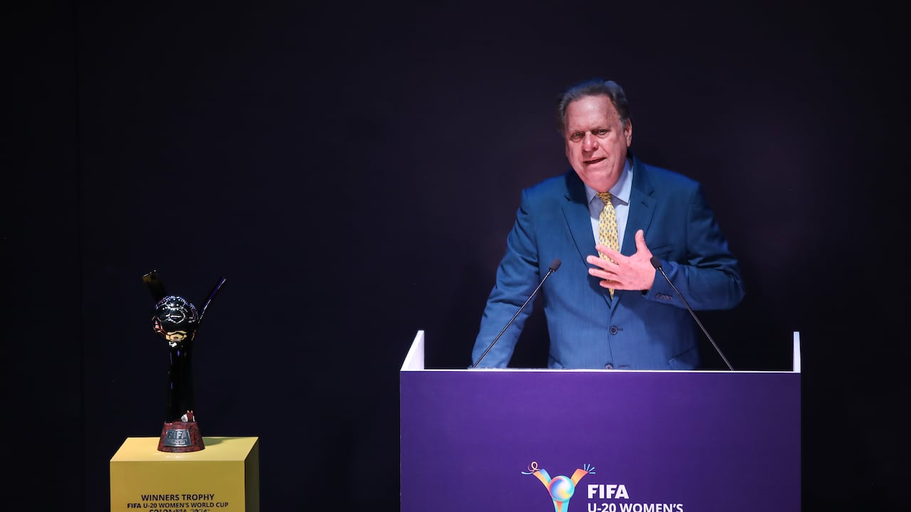 Sorteo Copa Mundial Femenina Sub-20 de la Fifa Colombia 2024 Ramón Jesurún