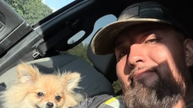 René Silva, dueño de los perros.