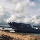 Buque de Desembarco Anfibio ARC 'Golfo de Morrosquillo' en bahía Portete.