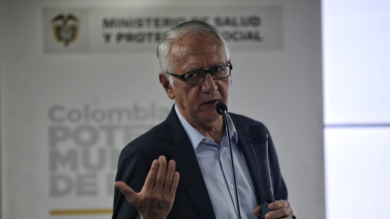 Ministro de salud, Guillermo Alfonso Jaramillo.