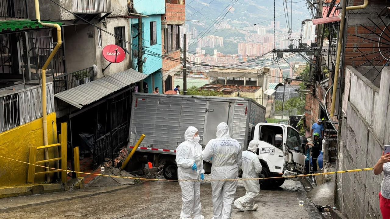 niño de 9 años murió en accidente en Santo Domingo Savio en Medellín.