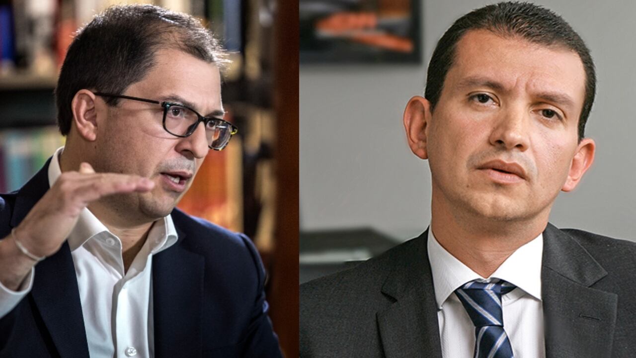 Francisco Barbosa y Emilio Tapia