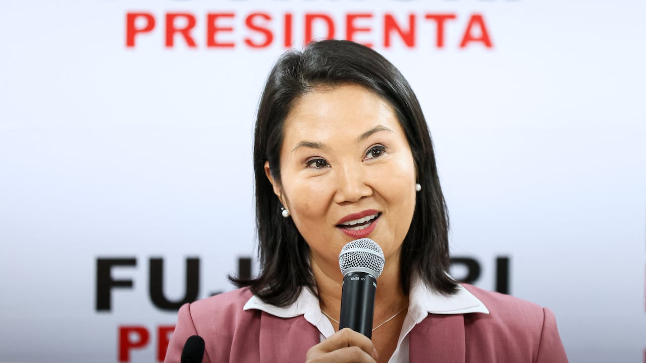 Keiko Fujimori, ganadora de las elecciones en Perú.