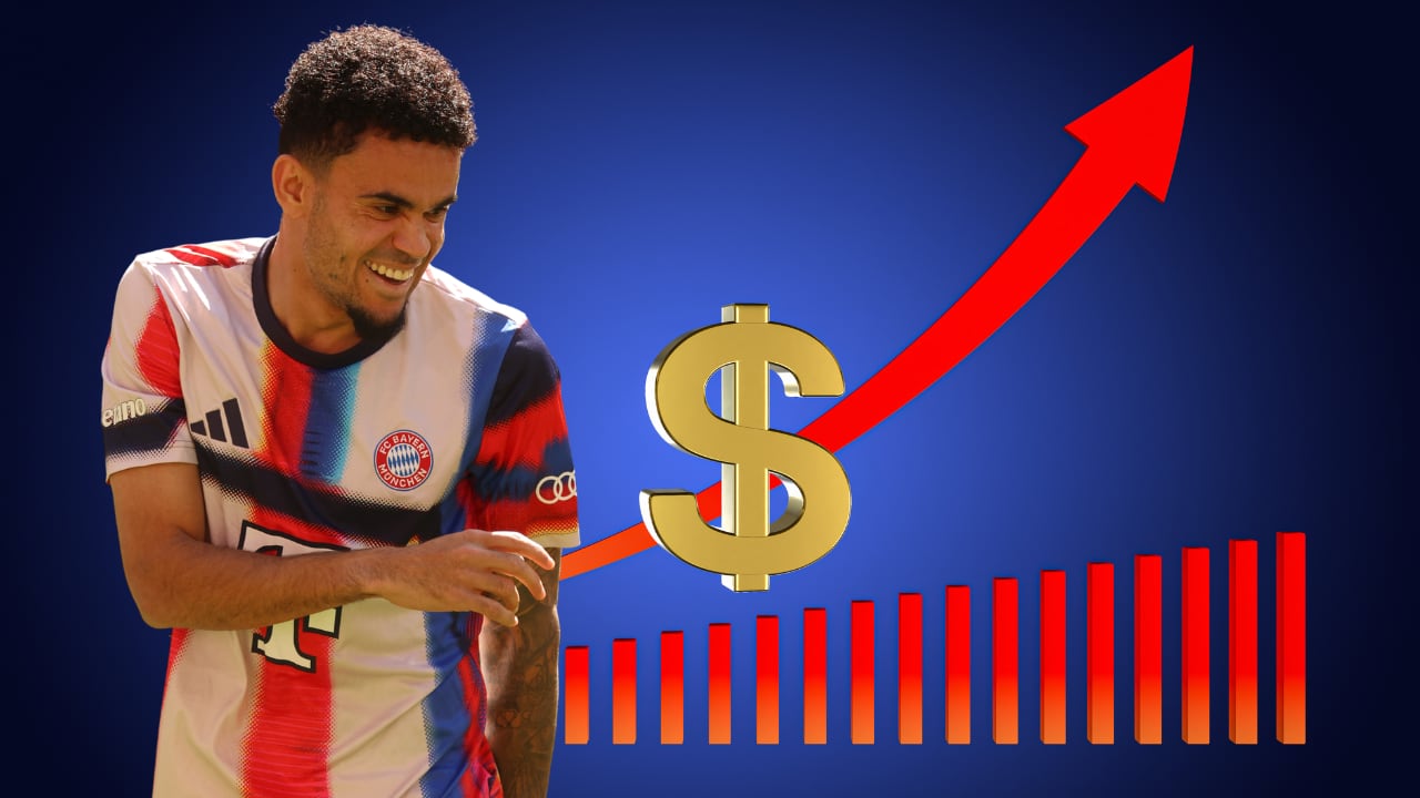 Luis Díaz, del Bayern Múnich. El colombiano ha hecho elevar las cifras de marketing del club alemán.