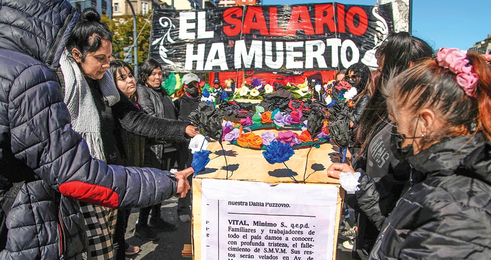 La inflación en Argentina se disparó tras la pandemia y la sequía de comienzo de año. 