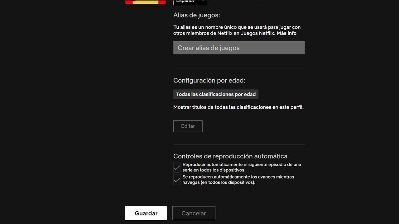 En la configuración de Netflix se puede desactivar la 'reproducción automática', para así quitar el aviso de 'Sigues aquí'.