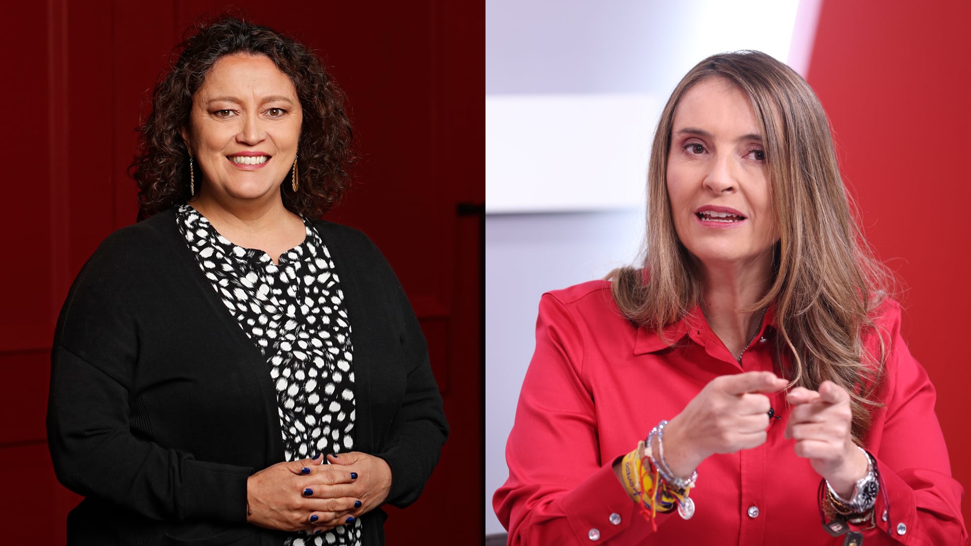 Angélica Lozano y Paloma Valencia.
