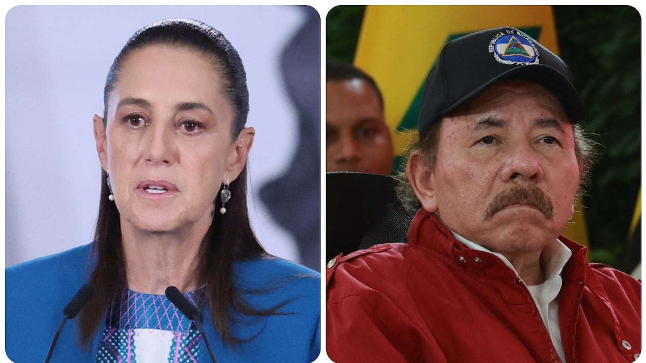 Claudia Sheinbaum y Daniel Ortega