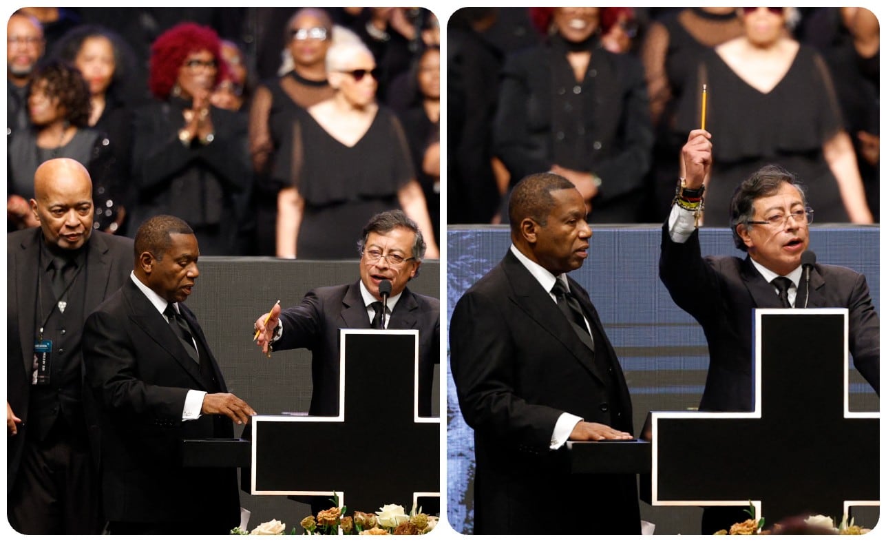 Gustavo Petro en el discurso desde Chicago