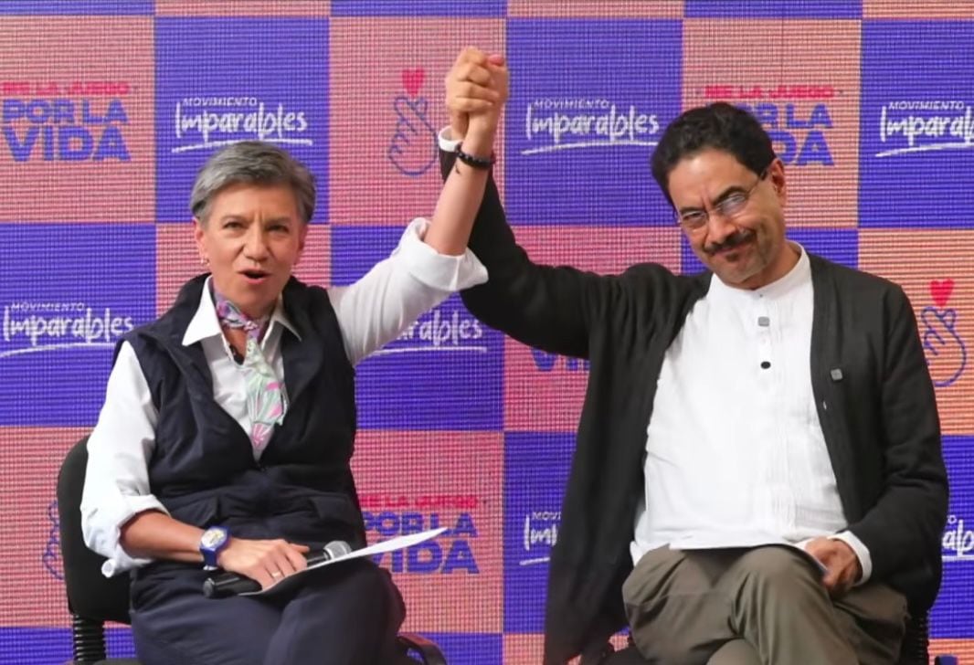 Claudia López apoya a Iván Cepeda para la segunda vuelta presidencial.