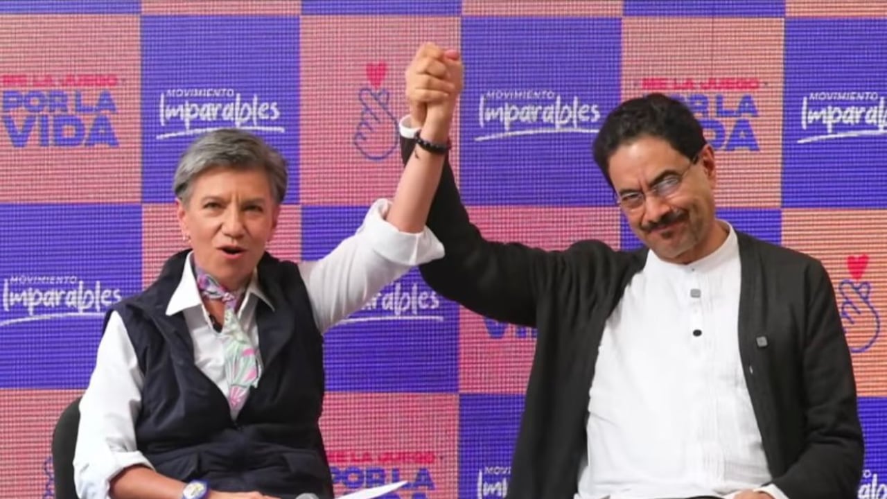 Claudia López apoya a Iván Cepeda para la segunda vuelta presidencial.
