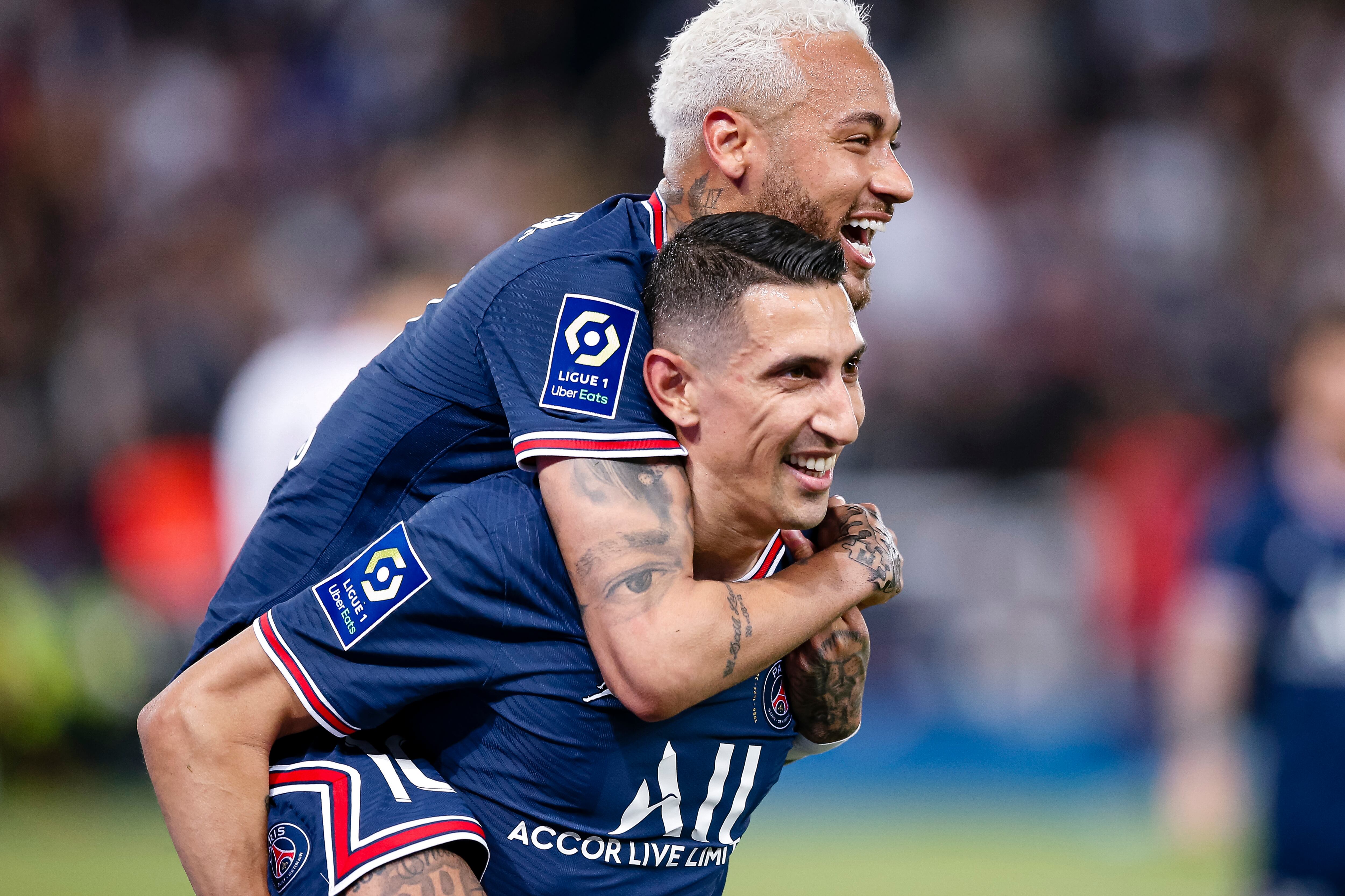 Ángel Di María recordó a Neymar.