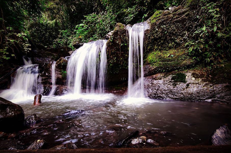 Cascada La Chorrera Pedregales en Cimitarra, Santander