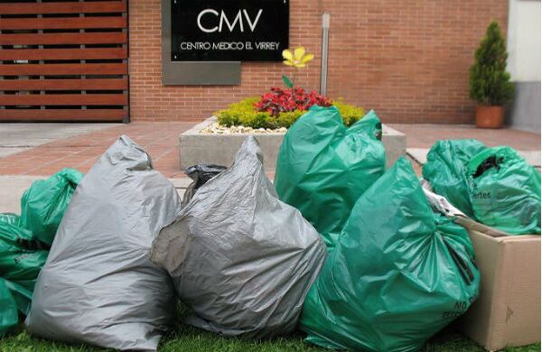 Los desechos de clínicas y hospitales tampoco han sido recogidos. 
