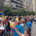 Marchas contra el gobierno Petro en Bogotá