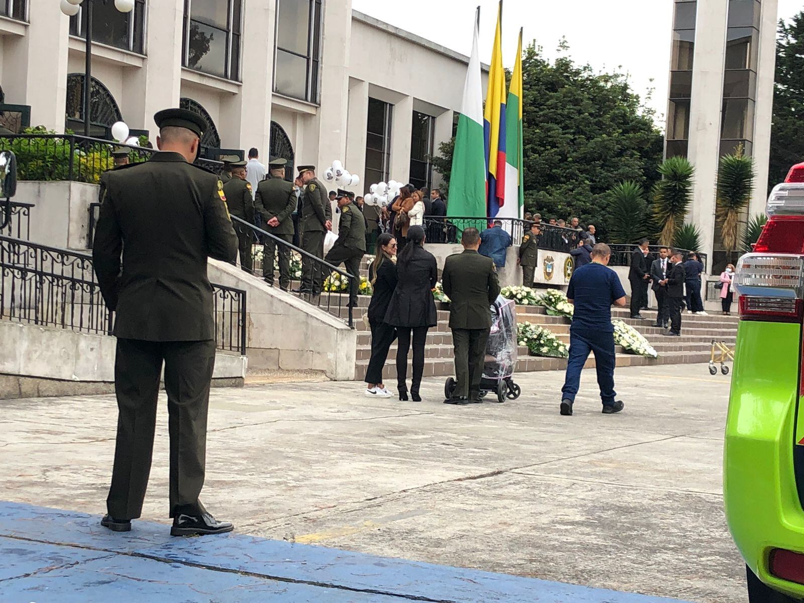 Sepelio del coronel Óscar Dávila