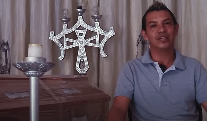 Miguel López, asesinado junto con su esposa y su bebé en Tibú, Norte de Santander.