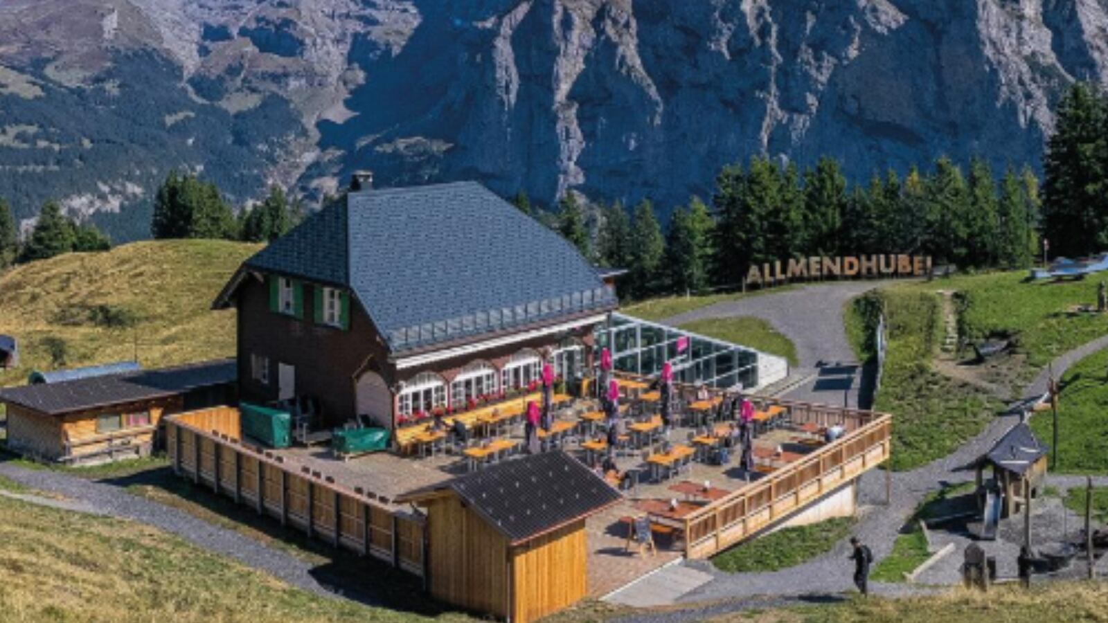 El espectacular paisaje que se puede observar en  Allmendhubel, Murren