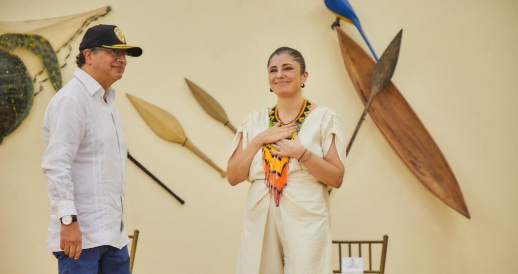 Presidente Gustavo Petro, posesionó a Iris Marín Ortiz como la nueva Defensora del Pueblo.