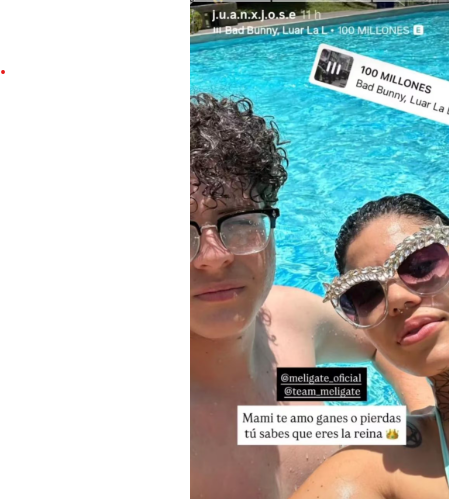 Emotivo mensaje del hijo de Melissa Gate antes de finalizar el programa.