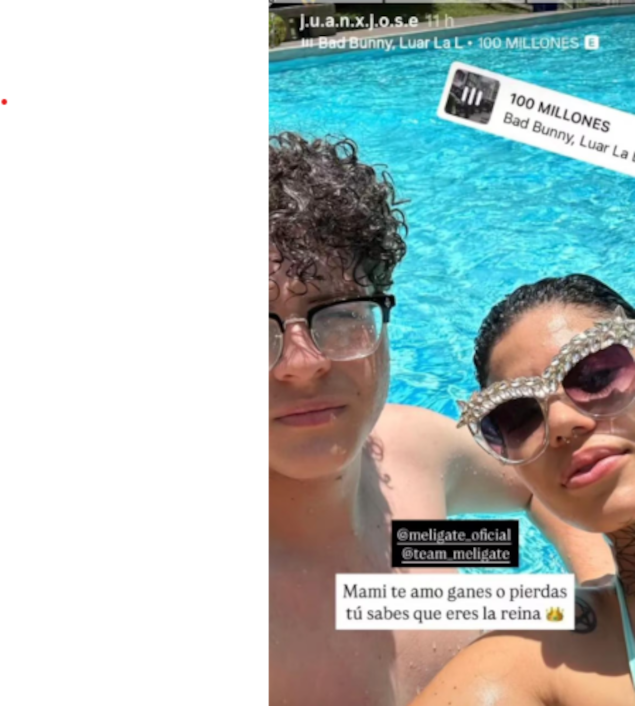 Emotivo mensaje del hijo de Melissa Gate antes de finalizar el programa.