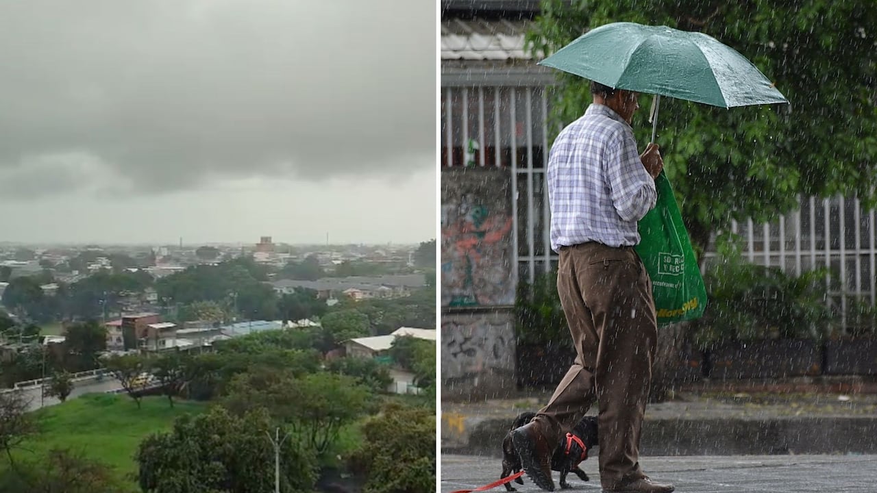 Lluvias en Cali. Imagen de referencia.