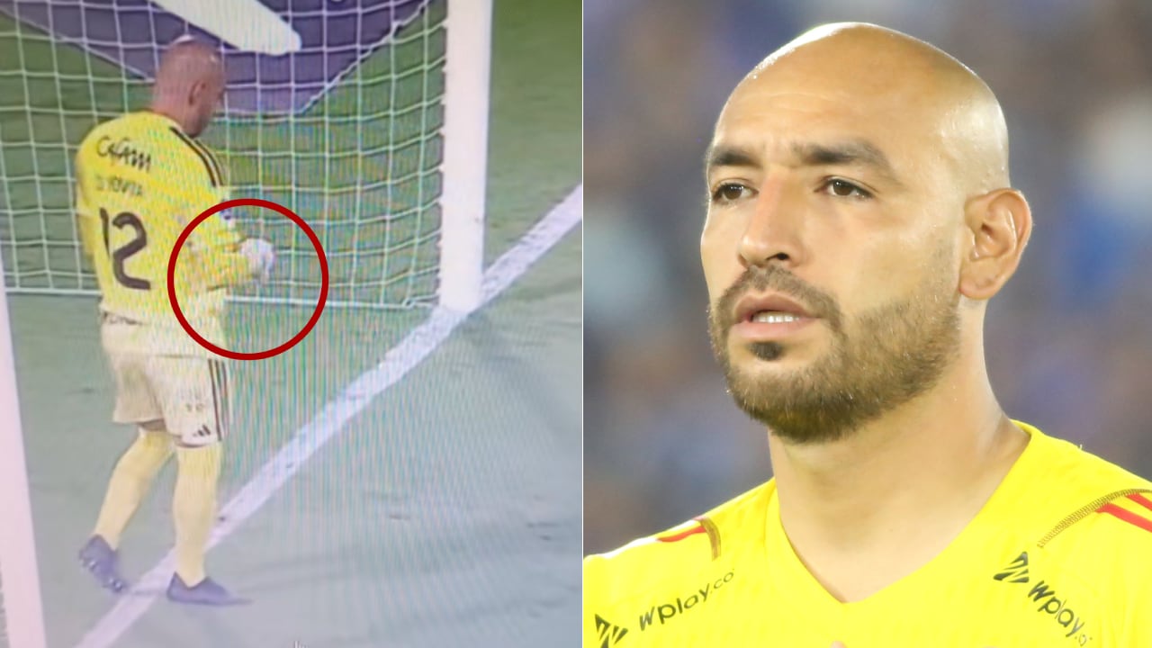 Diego Novoa generó todo tipo de teorías tras lo sucedido en el partido contra Atlético Nacional.