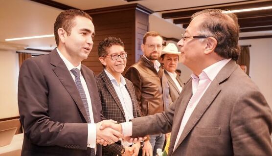 Vicente Blel y Gustavo Petro