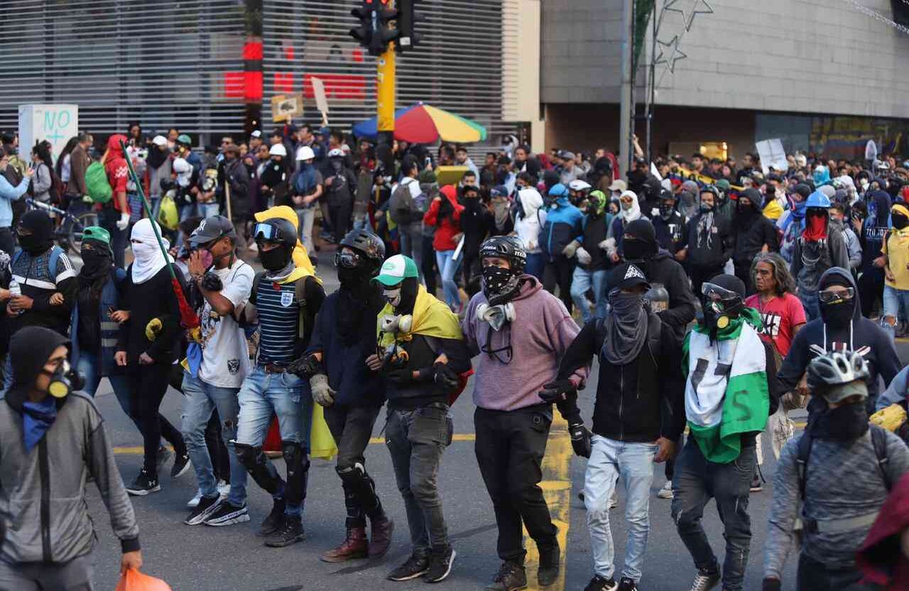 Aunque la Policía aseguró que había 14.500 personas protestando en Bogotá, las estimaciones parecen haberse quedado cortas. Foto: Diana Rey Melo