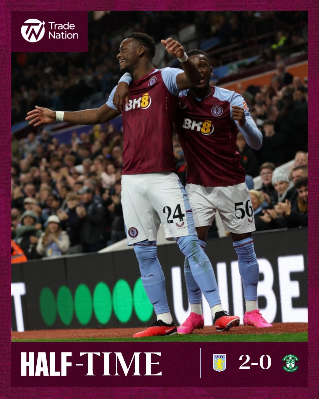 Aston Villa vs Hibernian