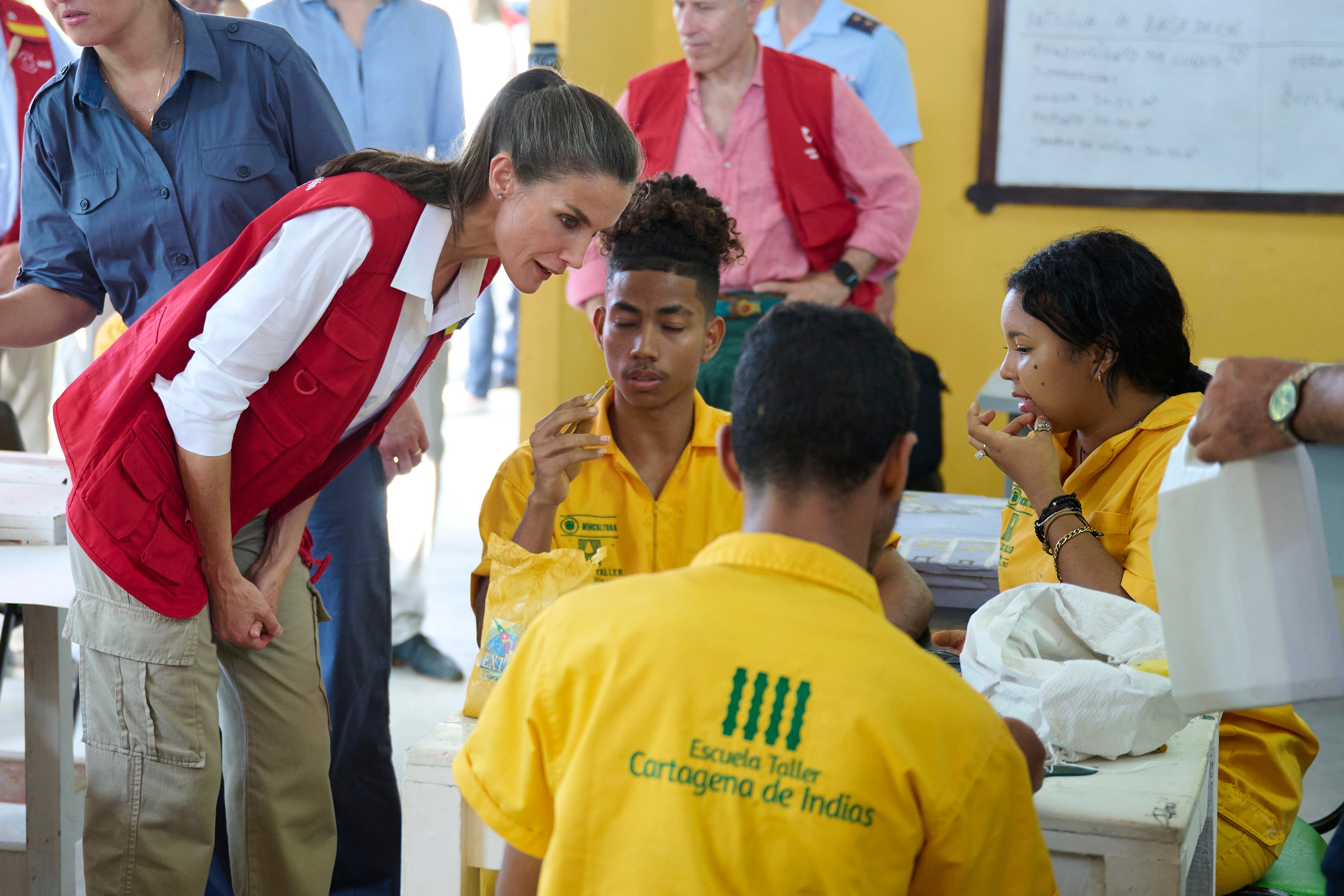 Day 1 - Queen Letizia Visit Colombia On Cooperation Trip