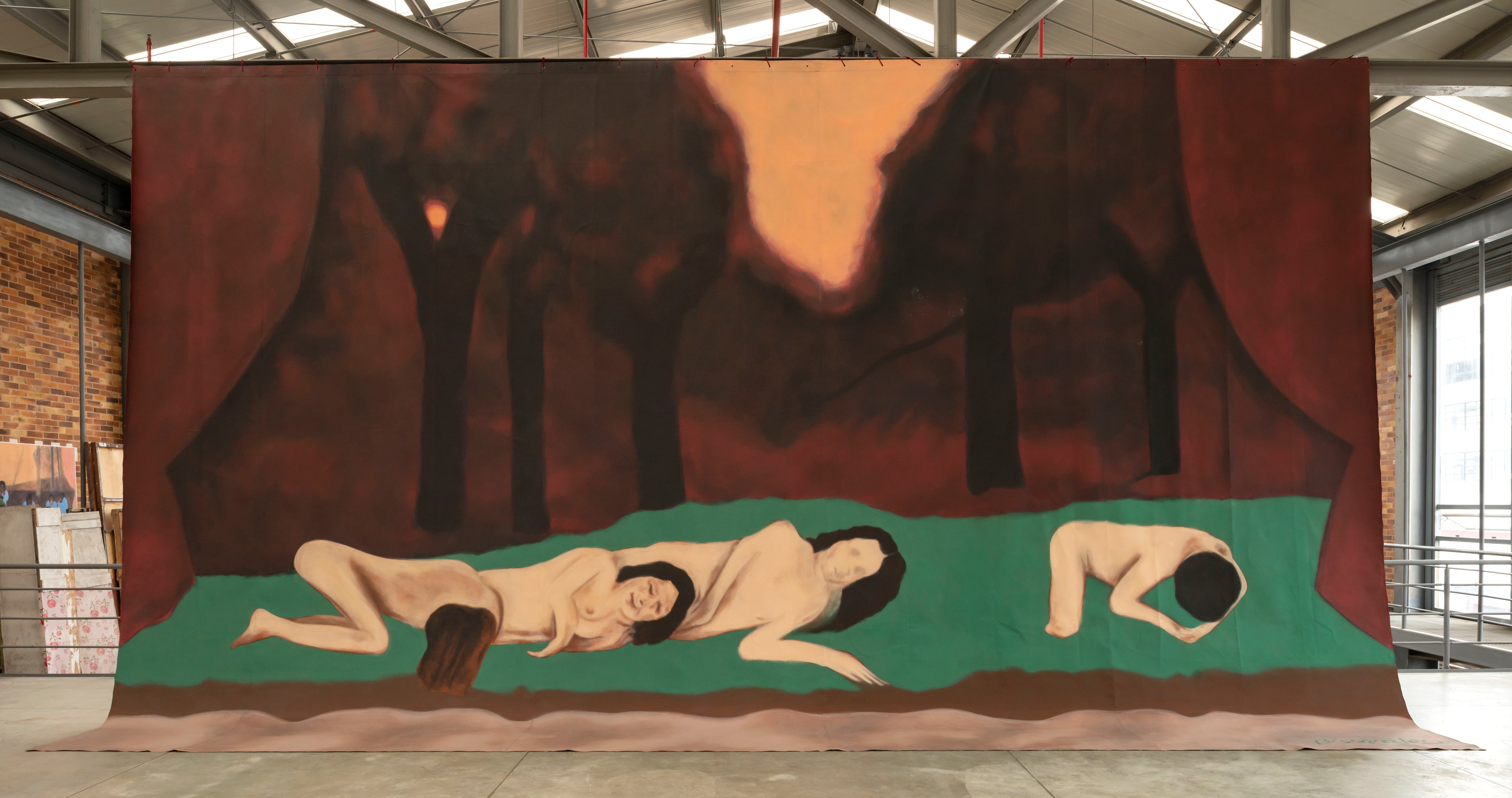 En 'Guerra', González representa a un grupo de trabajadoras sexuales asesinadas, cuyos cuerpos fueron
abandonados a orillas de un río.