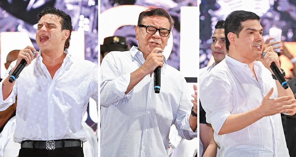    Silvestre Dangond, Iván Villazón y Peter Manjarrés, entre muchos más artistas, participaron del homenaje musical al juglar en la plaza Alfonso López de Valledupar.  