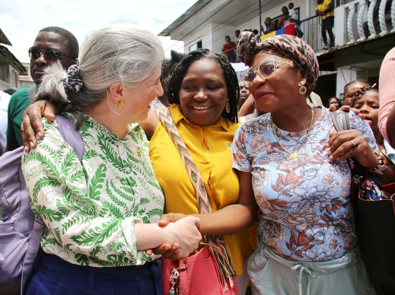 Ministra de vivienda ciudad y territorio, Catalina Velasco enTimbiquí Cauca