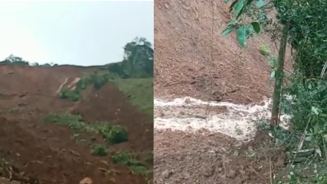 Emergencias naturales causadas en las últimas horas en Antioquia, donde fallecieron dos personas.