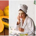 Mascarilla de hojas de papaya perfecta para mitigar los signos de la edad como las arrugas.