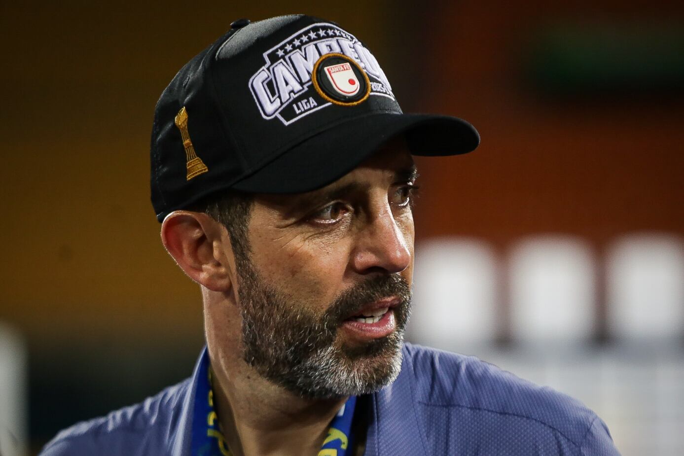 Medellín. Junio 29 de 2025. Independiente Medellín enfrenta a Independiente Santa Fe, por encuentro válido de la Liga BetPlay I 2025 final de vuelta, en el Estadio Atanasio Girardot. (Colprensa - Cristian Bayona).