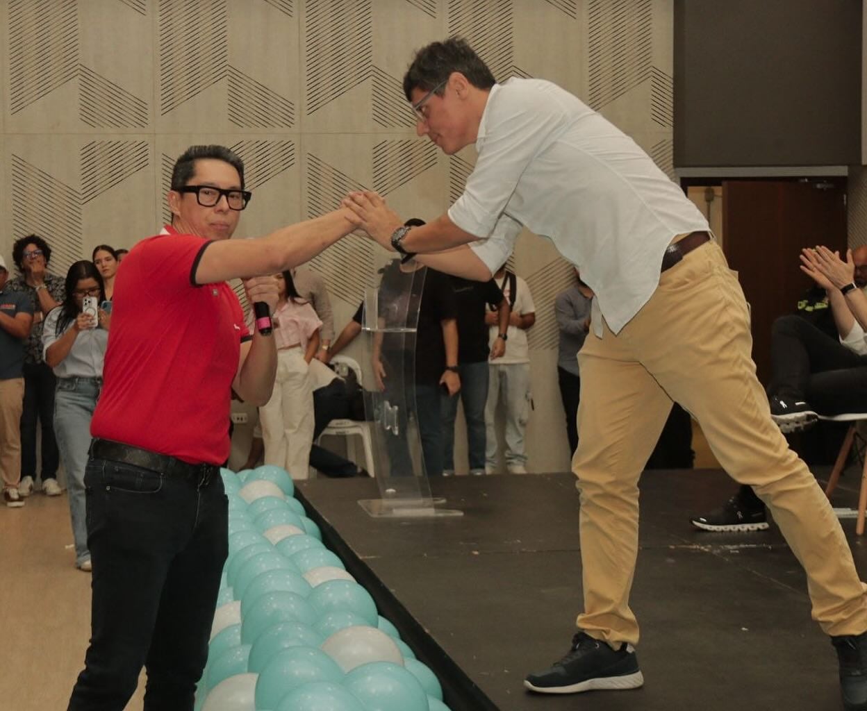 Pedro Florez y Jaime Arturo Santamaría.