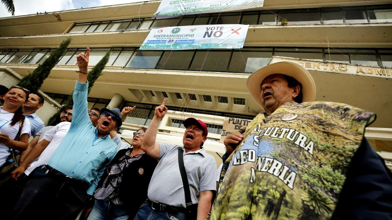 De acuerdo a la Asociación Colombiana de Minería, actualmente hay 158 iniciativas de consultas populares en el país.