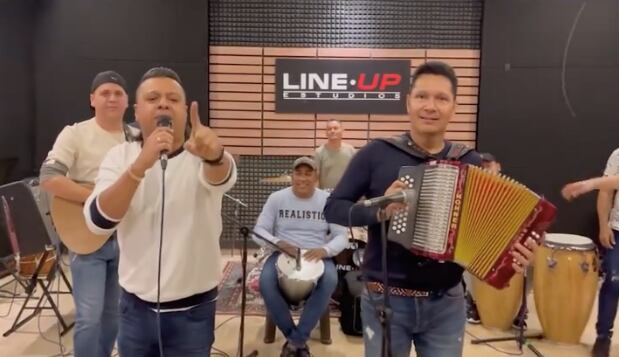 De izquierda a derecha: Rafael Santos y Jimmy Zambrano.