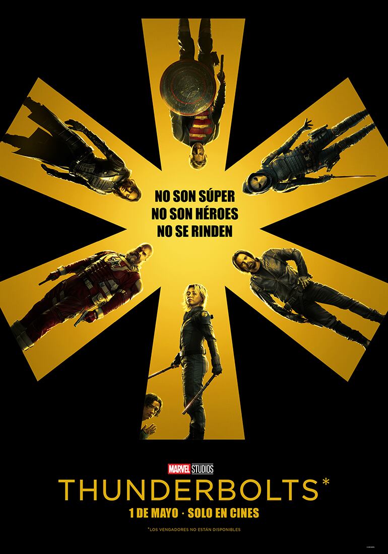 Thunderbolts, póster promocional de Marvel