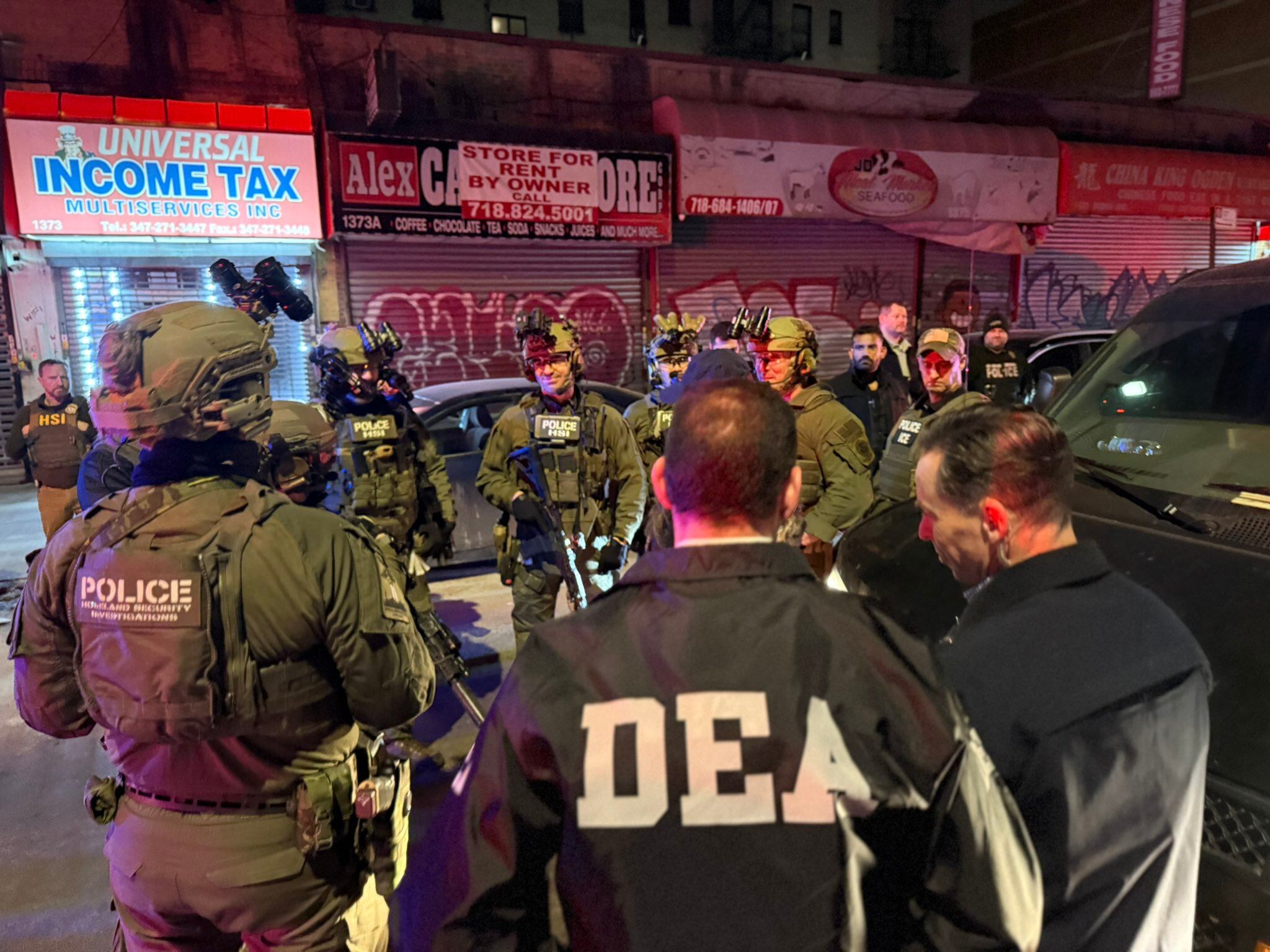 Operativo migratorio en NY