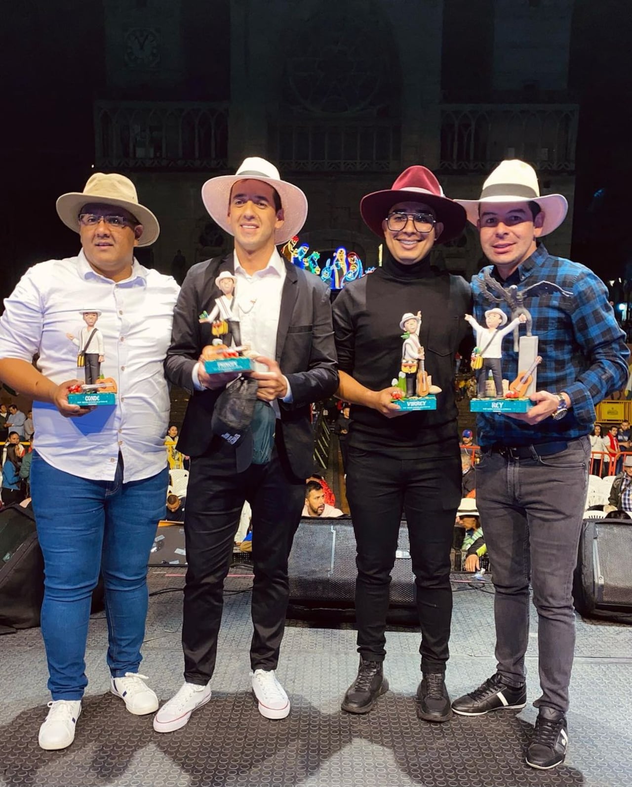 Finalistas del Festival Nacional de La Trova de Manizales 2024.