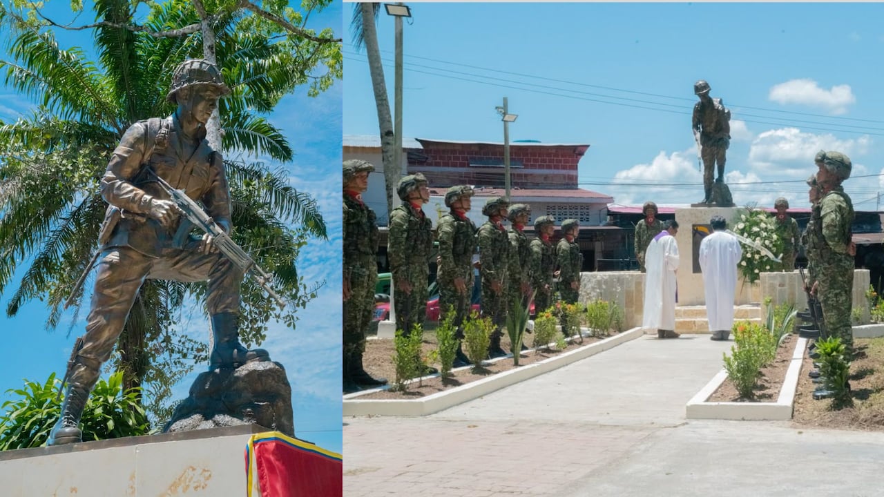 Homenaje en Puerto Leguizamo, Putumayo.
