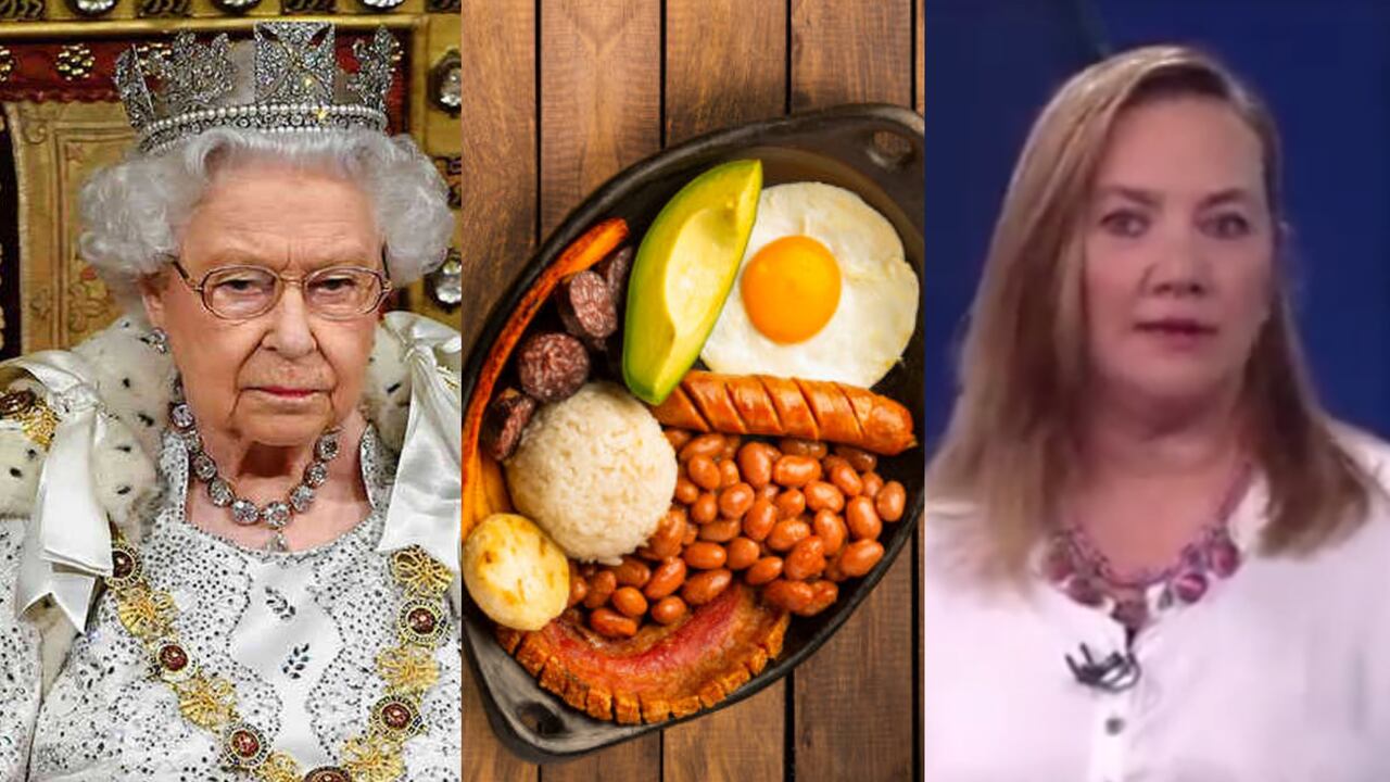 La analista en monarquía que comparó a la reina Isabel II con la bandeja paisa.
