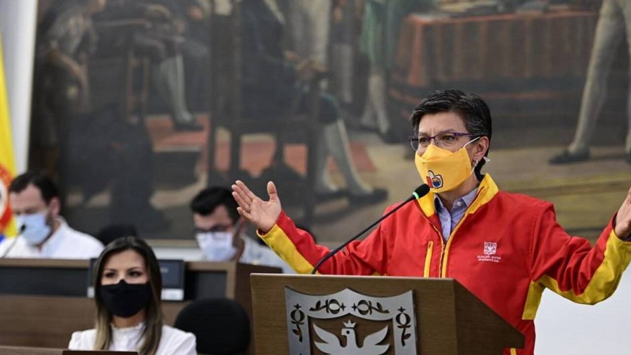Claudia López, alcaldesa de Bogotá.