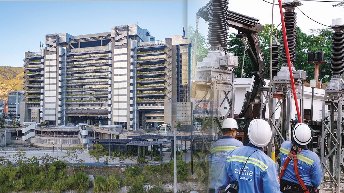 El edificio de Empresas Públicas de Medellín, dueña de Afinia.
