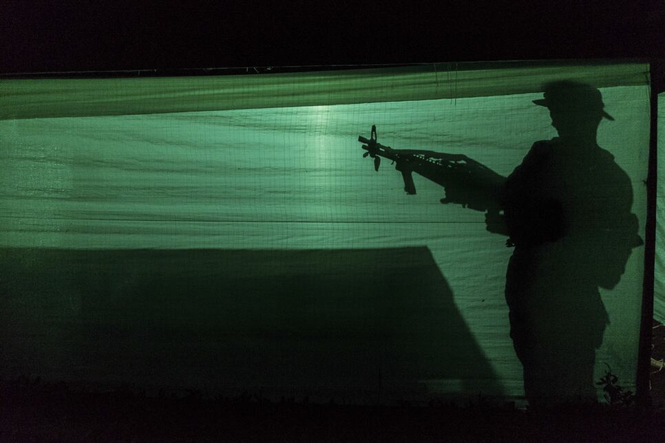 Andrés Cardona pasó la última noche en armas de la columna móvil 'Teófilo Forero' de las FARC.