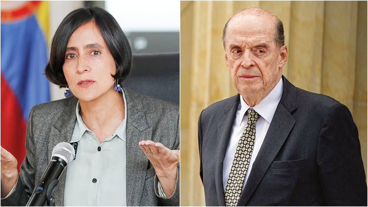 Ministra de Ambiente, Susana Muhamad; y el canciller Álvaro Leyva