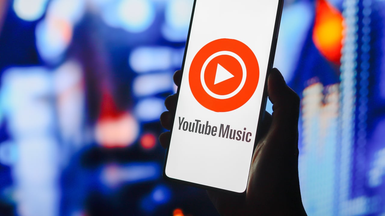 PARAGUAY - 2024/08/18: In this photo illustration, the YouTube Music logo is displayed on a smartphone screen. (Photo Illustration by Jaque Silva/SOPA Images/LightRocket via Getty Images)